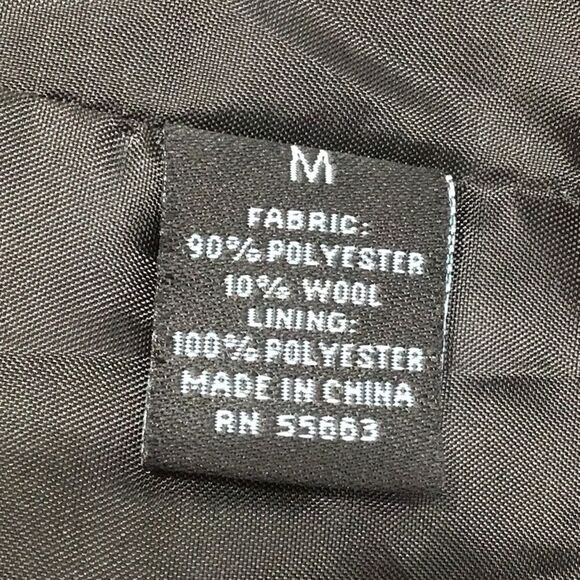 Cynthia Rowley Double Breasted Black Tweed Blazer Jacket - Picture 9 of 10